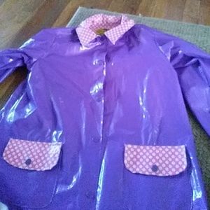 Purple and pink flower 🌼 raincoat